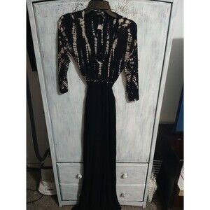 Gypsy Tie Dye Maxi Open Back Dress Xs Boho Artsy Sexy Classic